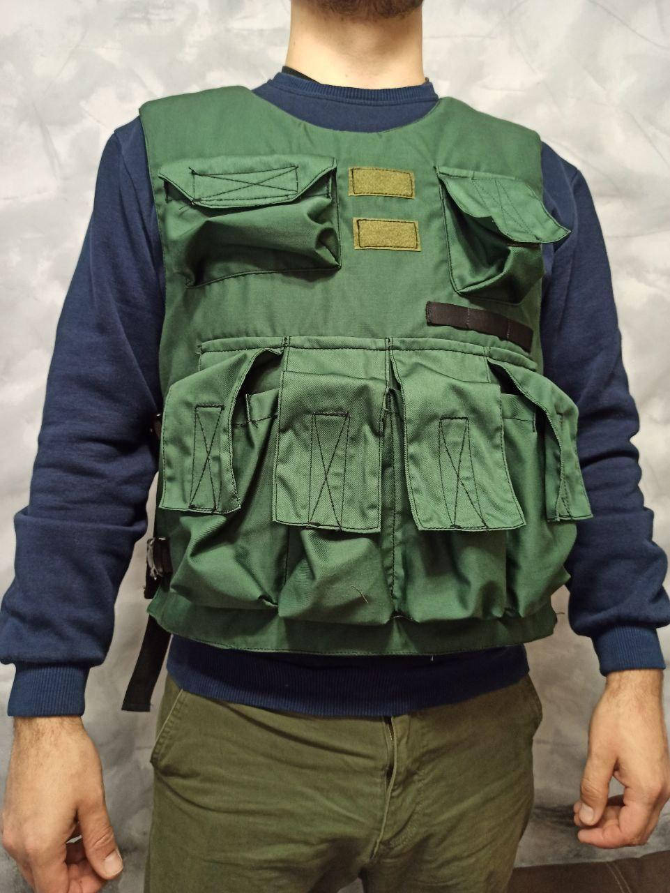 

Військова тактична розгрузка під плити зелена