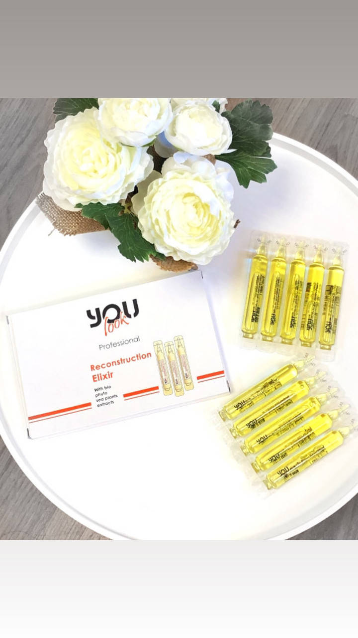 

Восстанавливающий эликсир для волос You Look Reconstruction Elixir, (10 ампул по 10 мл.)