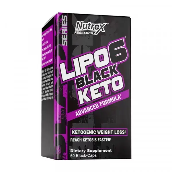 

Жиросжигатель Nutrex Lipo 6 Black Keto advanced formula 60 black-caps