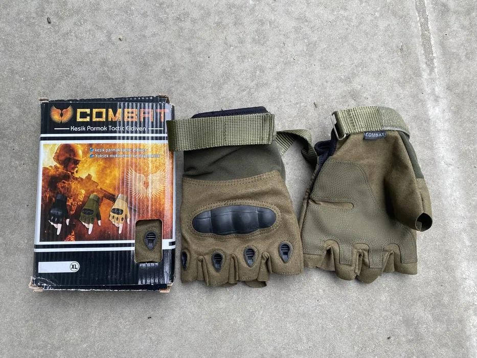 

Тактические беспалые перчатки COMBAT,, размер L - ТУРЦИЯ НЕ КИТАЙ!!!