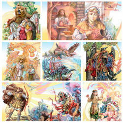 

Набор открыток А.Охапкина "Заря Араты"