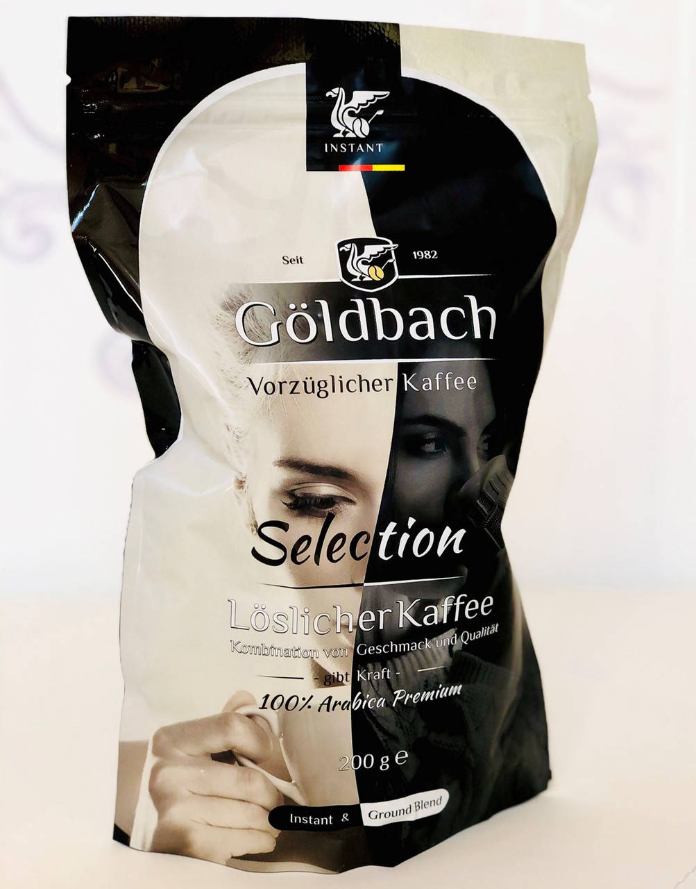 

Кофе растворимый Goldbach Selection 200г дойпак