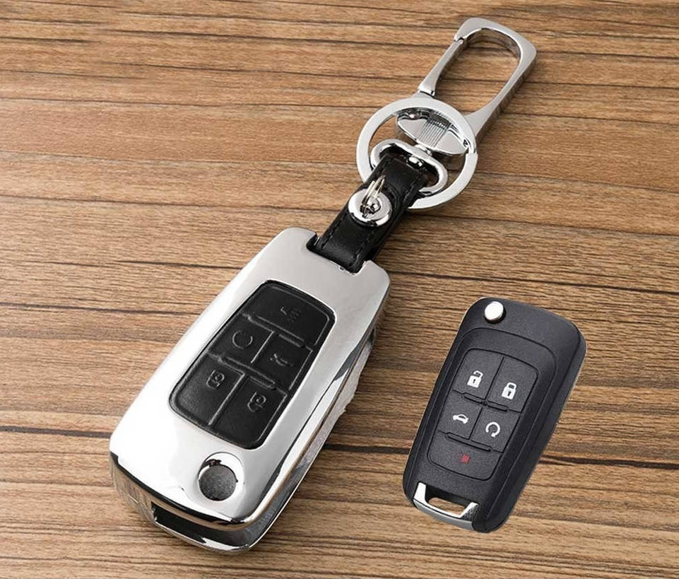 

Металлический чехол для ключа Chevrolet Aveo Cruze Orlando Captiva Tracker tahoe Malibu Volt Colorado Chevy, Черный