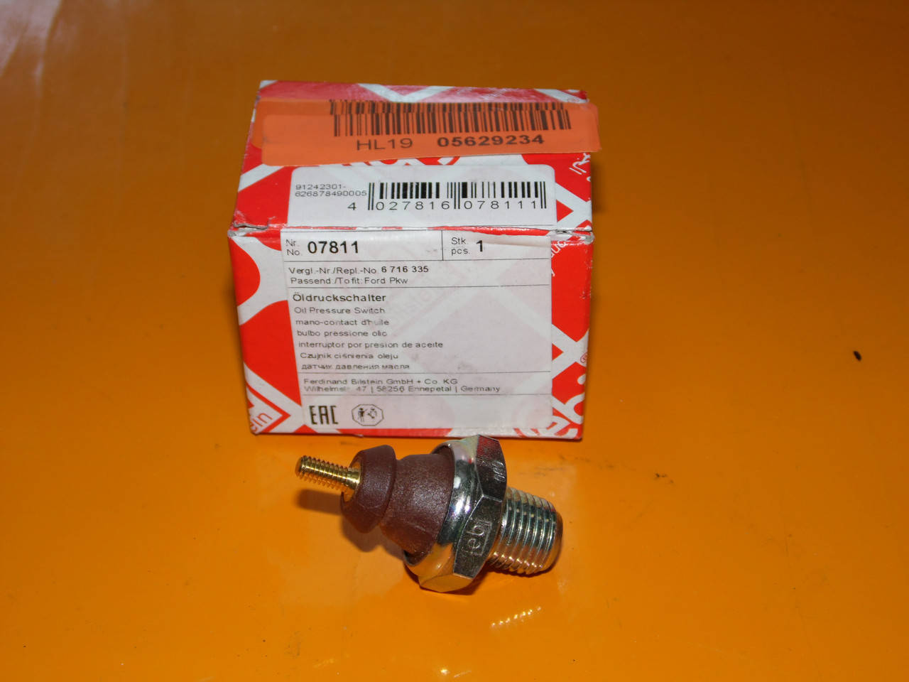 

Датчик давления масла FEBI BILSTEIN 07811 FORD ESCORT FIESTA MONDEO ORION SCORPIO SIERRA