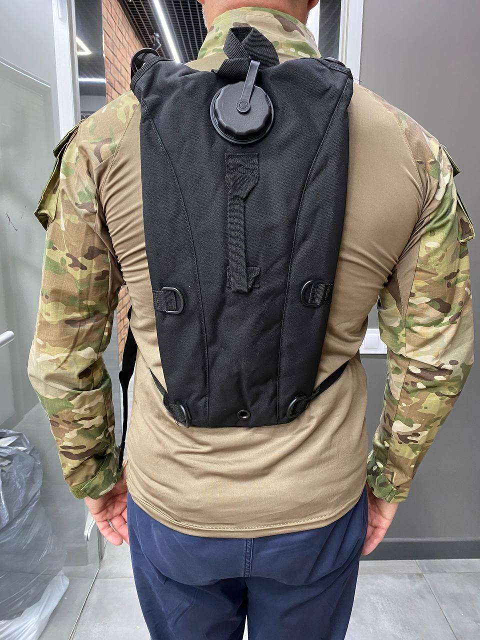 

Гидратор тактический военный для воды, 3 литра, Черный, гидратор-рюкзак