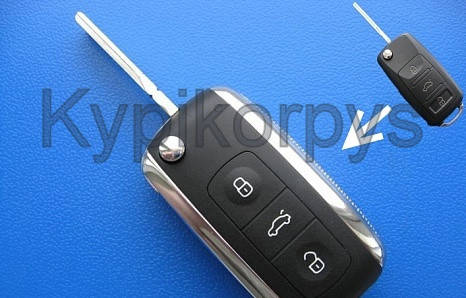 

Фольксваген (Volkswagen)Туарег, Фаэтон выкидной ключ (корпус)