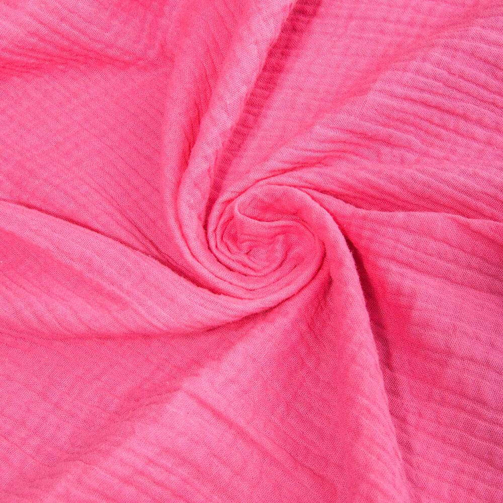 

Ткань плательная Муслин крэш одн фламінго