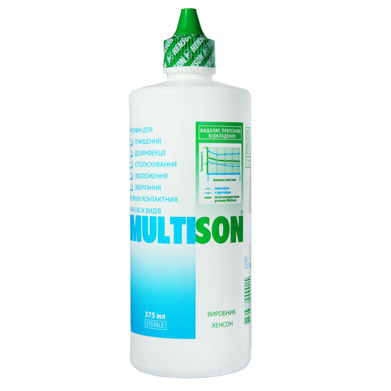 

Раствор для линз Multison 375 мл