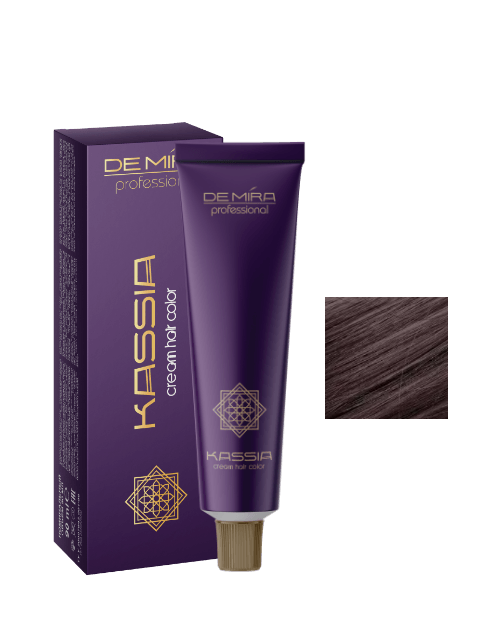 

Стойкая крем-краска для волос DeMira Professional Kassia 3/71 Темный шатен 90 мл