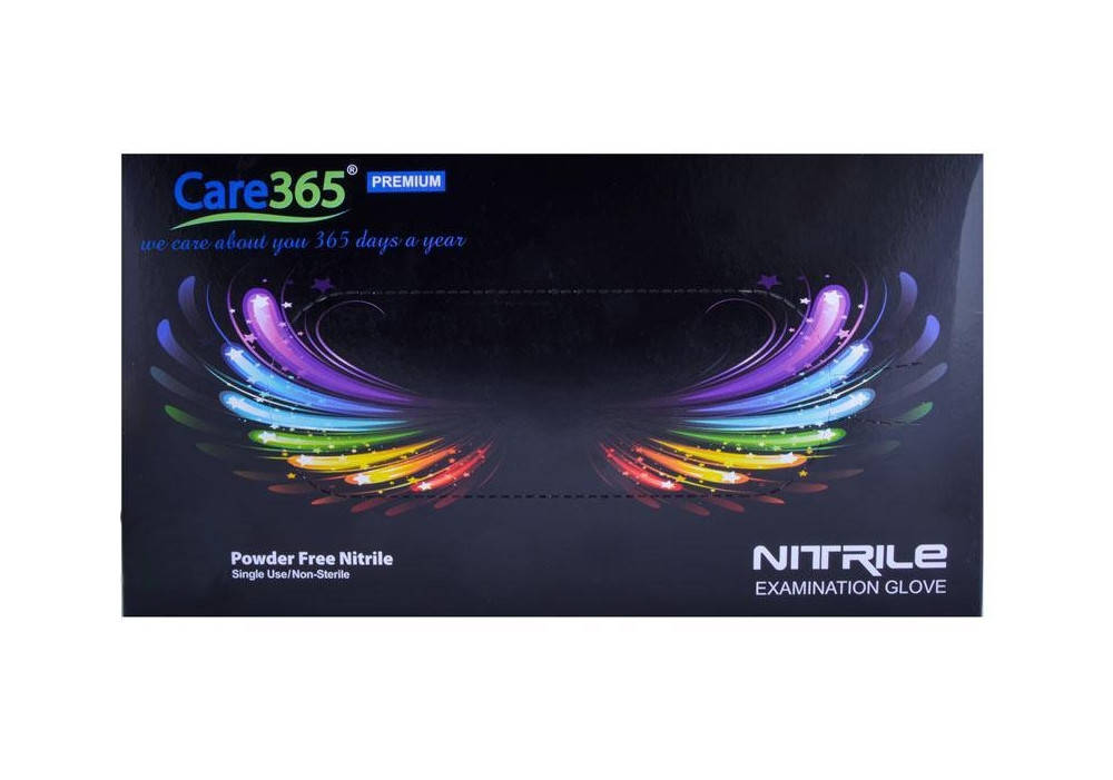 

Перчатки нитриловые черные размер M, L 100шт, Черный