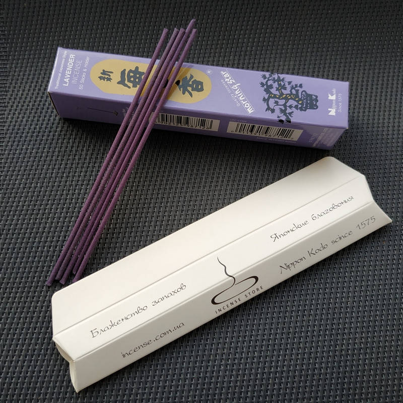 

Пахощі Японські Nippon Kodo Пробник Lavender - Лаванда 010110