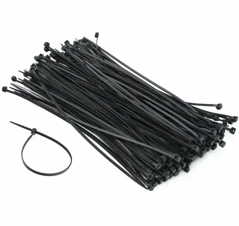 

Хомут пластиковый 2,5x200 мм, (100 шт/упак), черный INTERTOOL TC-2521