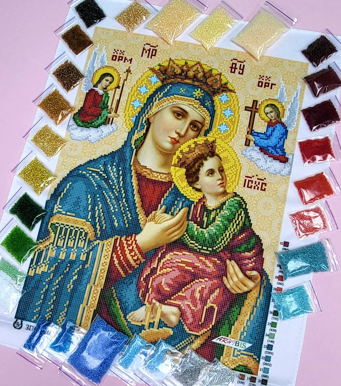 

Набор для вышивания бисером "Богородиця Неустанної Помочі"