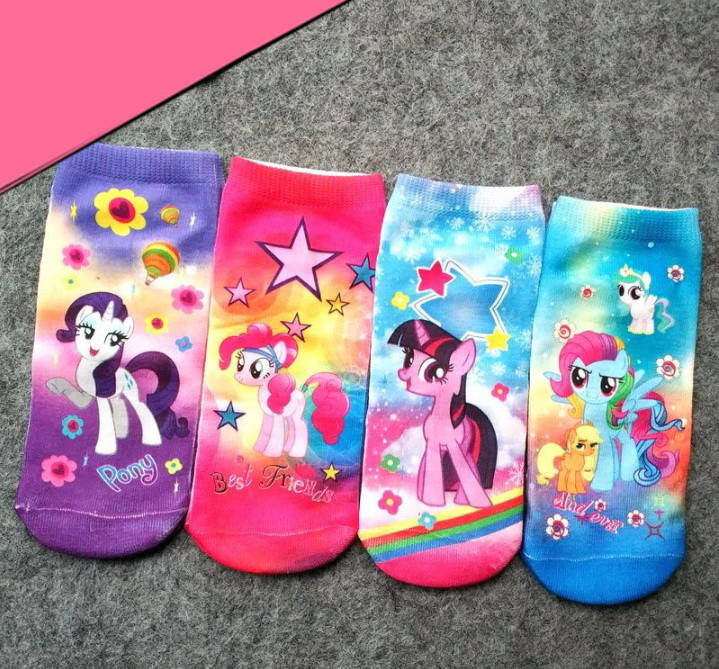 

Детские носки для девочек My little Pony 5-10 лет, Разные цвета