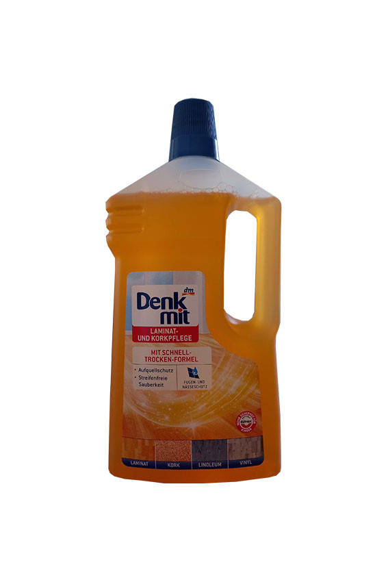 

Моющее средство для ламината - Denk Mit Laminat- und Korkpflege, 1000 ml