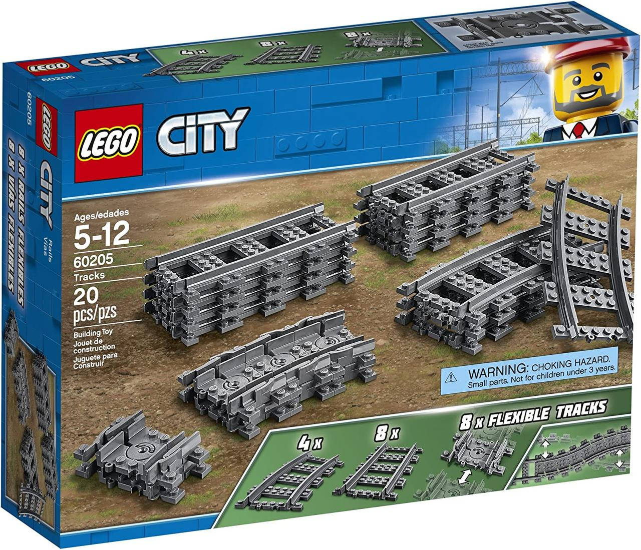 

Набор LEGO ЛЕГО City Рельсы 60205