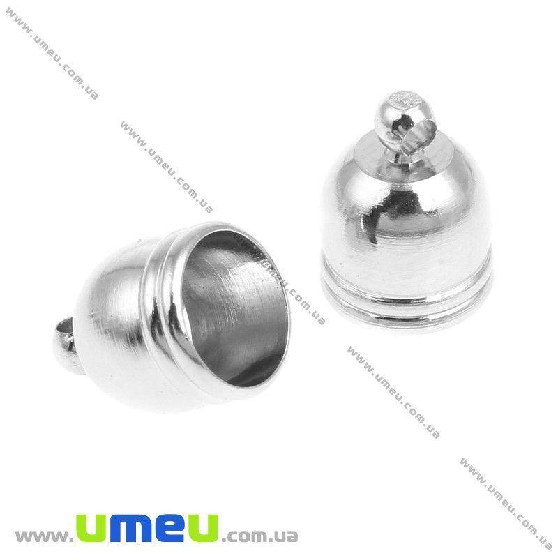 

Колпачок металлический, 10х7 мм, Светлое серебро, 1 шт (OBN-016856)