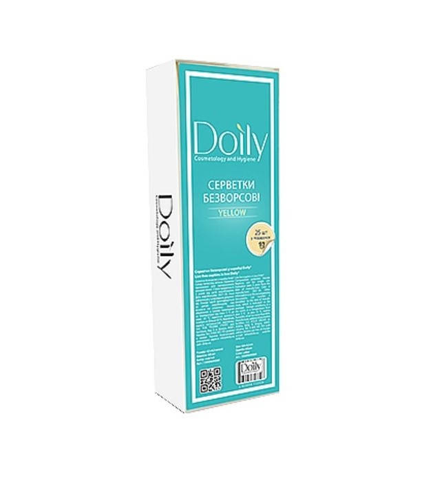 

Салфетки безворсовые 4,5*6,5 см (425 шт./кор.) Желтые ТМ Doily, Желтый
