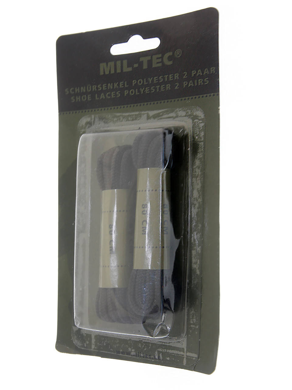 

Шнурки для ботинок 80cм Polyester Black 2 пары MIL-TEC 12912102