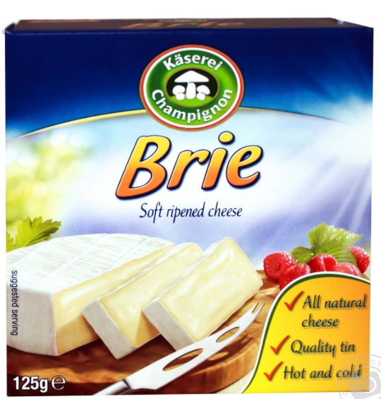 

Сир Брі Казерай Brie Käserei 125g 28шт/ящ (Код : 00-00001262)