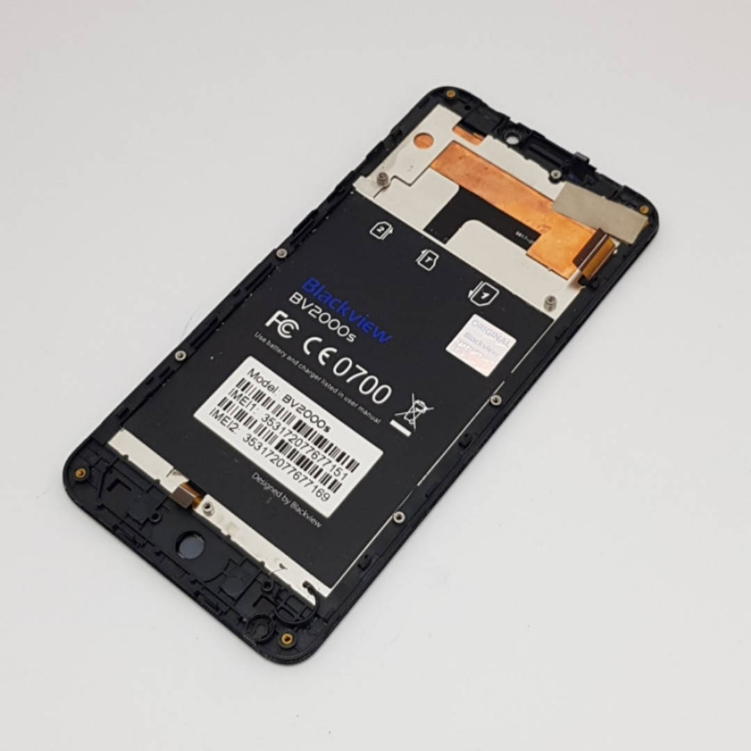 

Дисплей Blackview BV2000s модуль черный Сервисный оригинал с разборки
