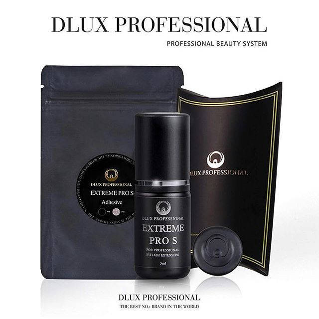 

Клей для наращивания ресниц Extreme Pro Care, Dlux Professional, гипоаллергенный 5 гр