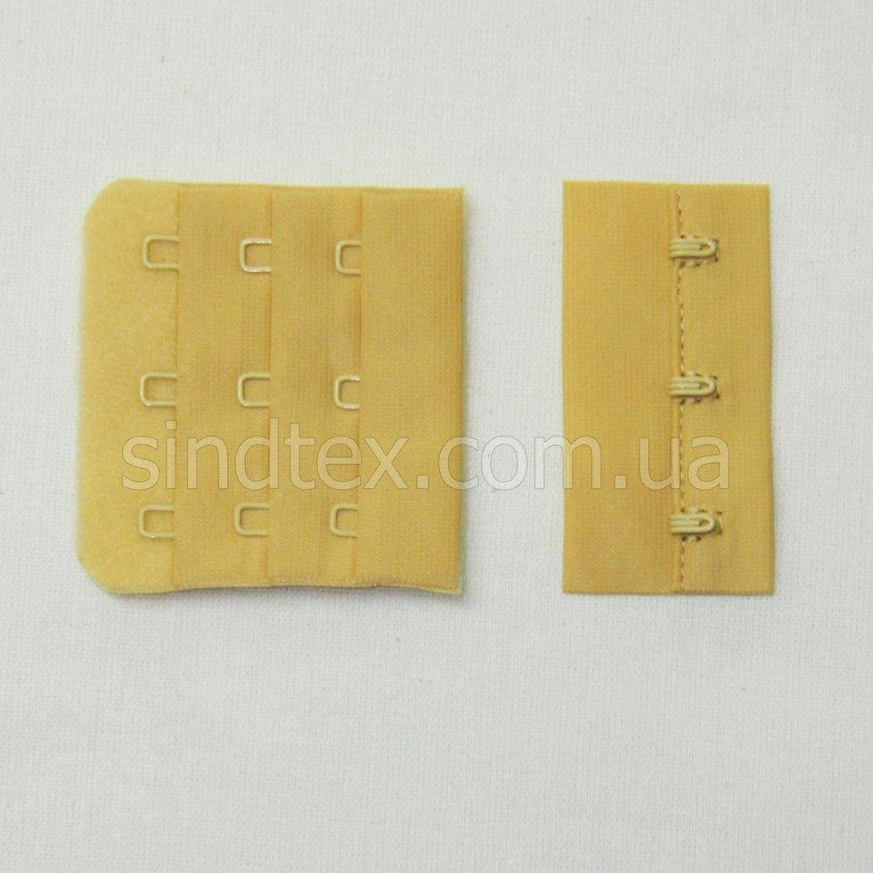 

Застежка для бюстгальтера на 3 крючка, бежевый 5х5 см (SN-BF-0014)