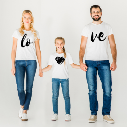 

Парные Футболки для семьи Фэмили Лук Family Look