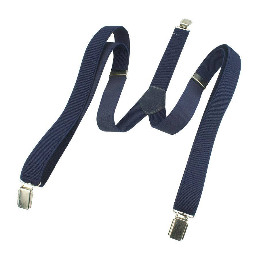 

Мужские стильные подтяжки Top Gal 25-Y slim dark blue темно-синего цвета