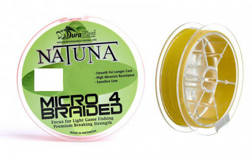 

Шнур DuraKing Natuna Micro X4 100m 0.08mm 5.0kg Yellow, Желтый