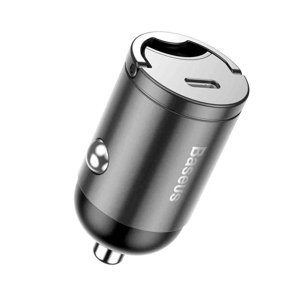 

Автомобильное зарядное устройство Baseus Type-C Быстрая зарядка 30 Вт Серый (VCHX-B0G)