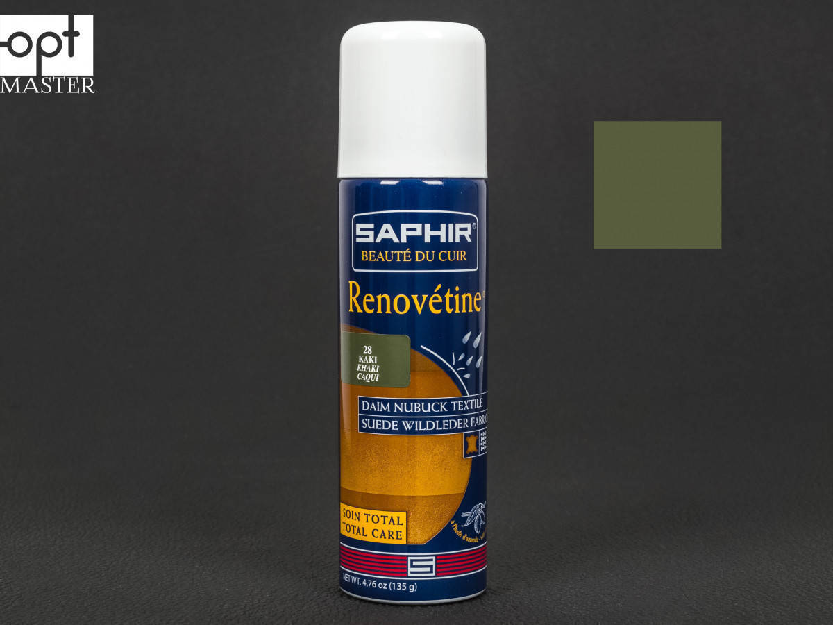 

Аэрозоль-краска хаки кожа для замши Saphir Renovetine, 200 мл,(0204)(28)