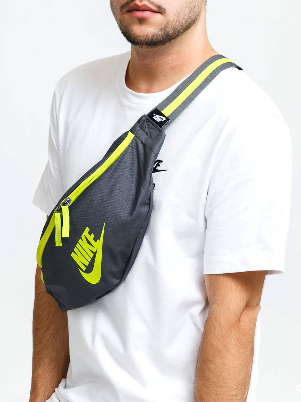 

Nike Heritage оригинал Сумка на пояс плечо бананка hip pack унисекс барсетка BA5750-068, Серый