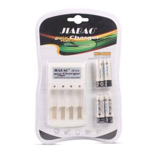 

Зарядное устройство с ААА аккумуляторами Jiabao Digital Charger JB-212 AA/AAA