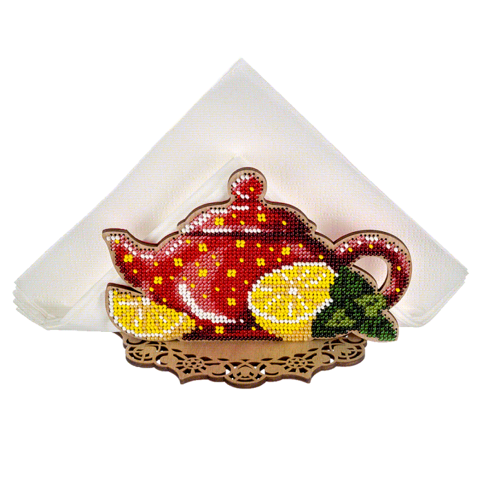 

Набір для вишивання бісером по дереву серветниці Волшебная страна FLK-249