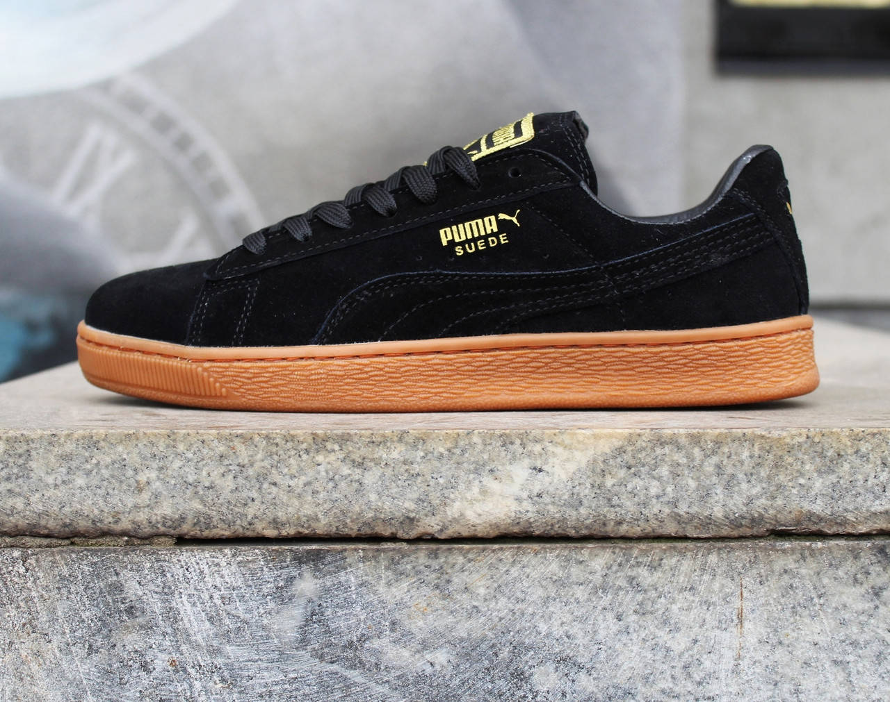

Мужские кроссовки Puma Suede черные, Черный