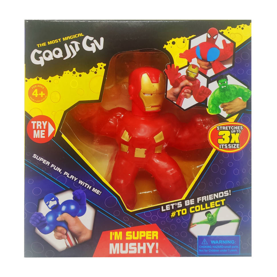 

Игрушка антистресс BD-63 герой тянучка (Железный-человек)