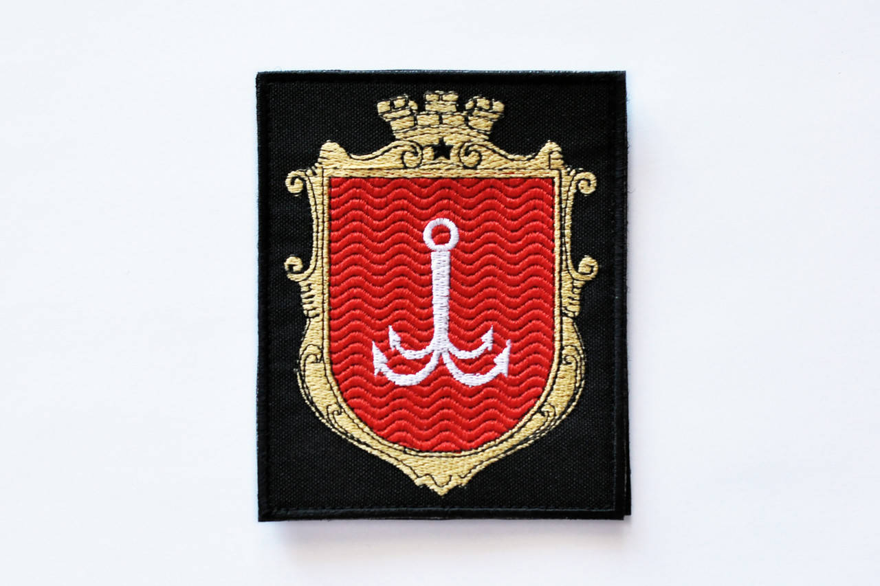 

Шеврон / патч вышитый на липучке "Velcro" / "Велкро" (Троллфейс, Гомер, Герб Одессы) ГЕРБ ОДЕССЫ ЧЁРНЫЙ