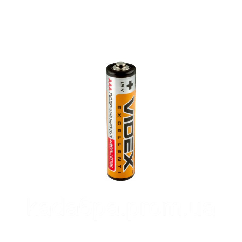 

БАТАРЕЙКИ VIDEX SUPER HEAVY DUTY AAA R03 1.5V 60ШТ SHRINK