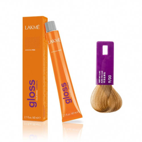 

Тонирующая крем-краска Lakme GLOSS 60 мл 9/00 Суперсветло-белокурый