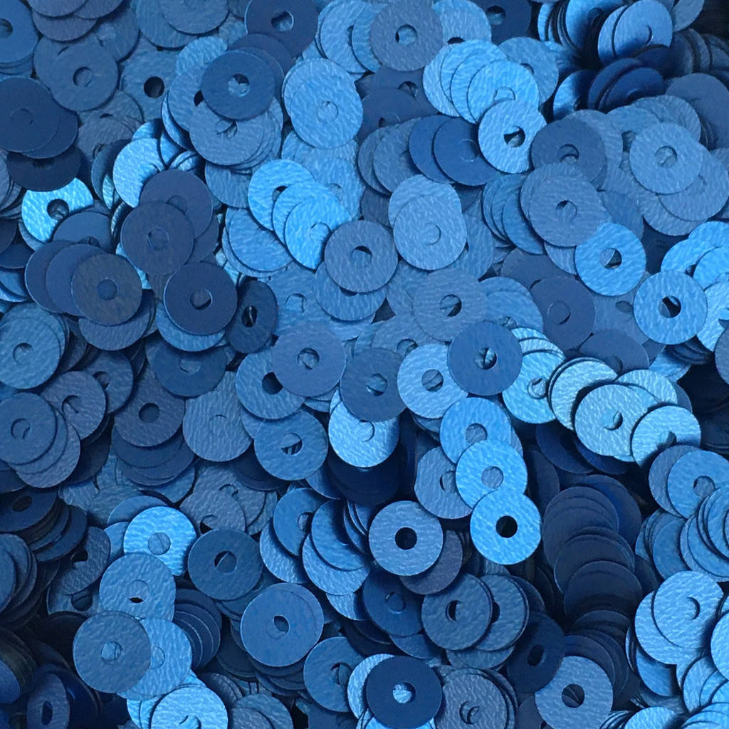 

Пайетки Турция 4 мм. Синяя смальта. Металлик матовый. Круглая плоская. Упаковка 5 гр.