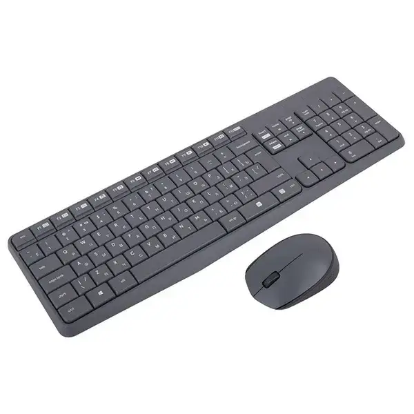 

Комплект клавиатура и мышь Logitech MK235 Black (WL Ru беспроводной), Черный