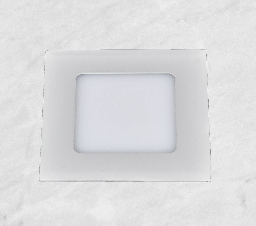 

Врезной светильник (квадрат, 23см, 20W, тёплый свет)