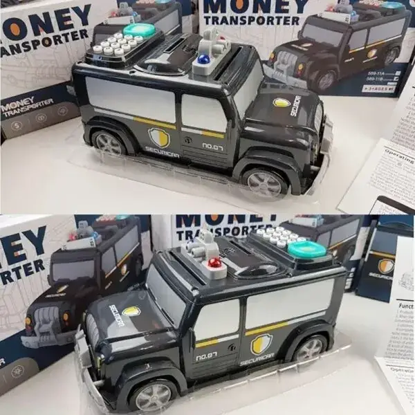 

Детский сейф копилка Машина копилка Money Transporter 589-11B BN