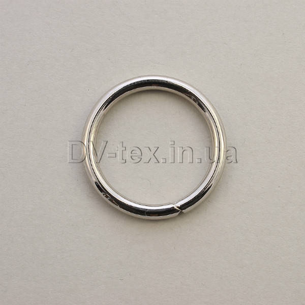 

Кольцо для сумок, 20мм, МКТ-20 (2,6*20) (8311/4342), никель