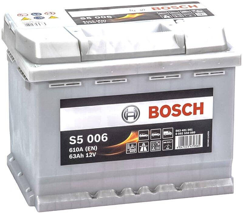 

Аккумулятор автомобильный Bosch 6СТ-63 S5 Silver Plus (S50 060)