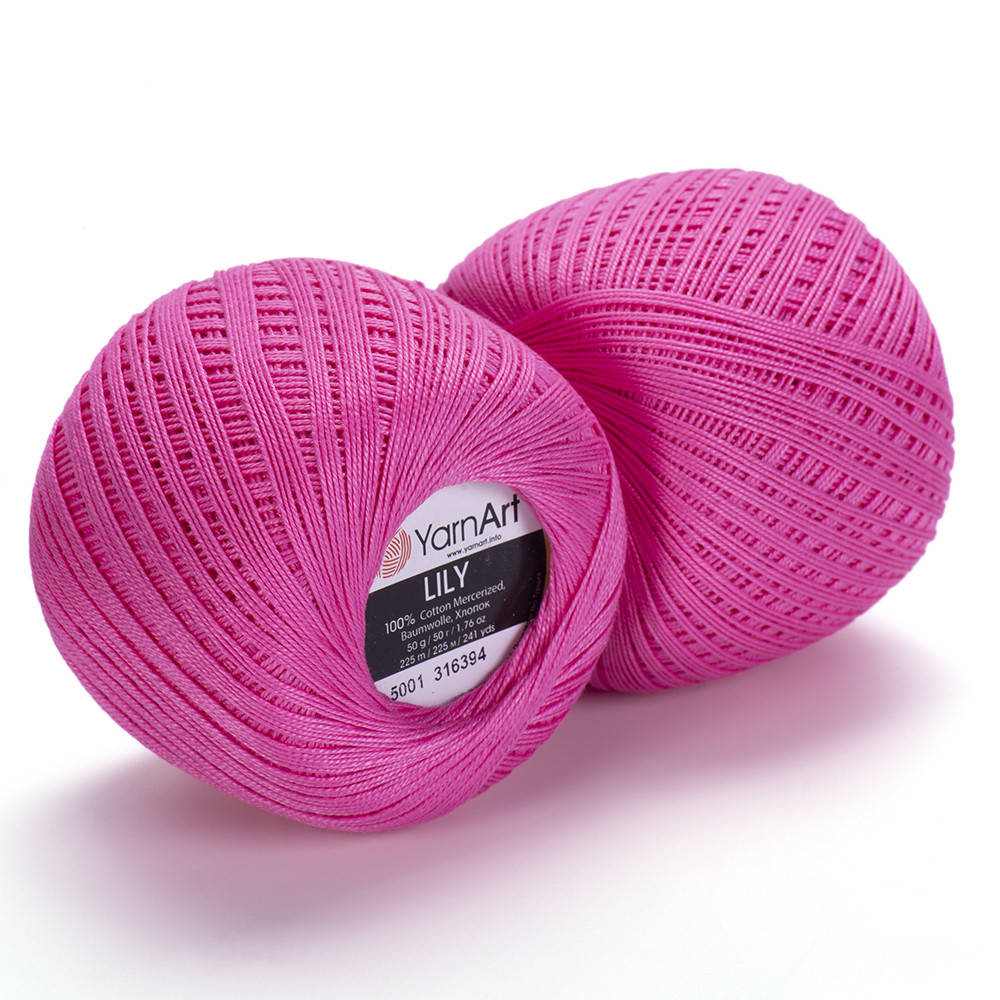 

Yarnart Lily № 5001 малина