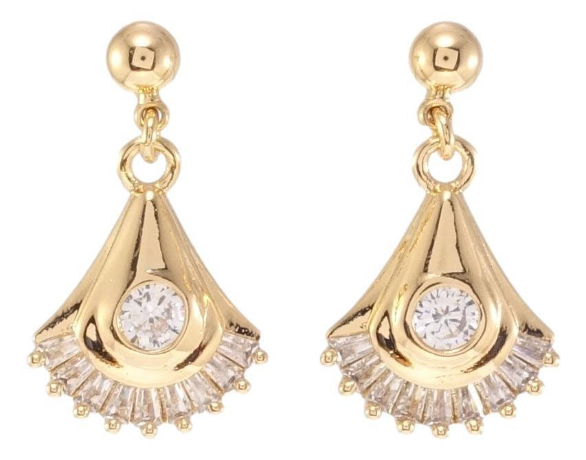 

Серьги Xuping Позолота 18K подвески на гвоздиках "Декоративные подвески с цирконием"