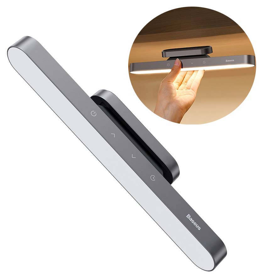 

LED-лампа аккумуляторная (магнитная) Baseus Magnetic Stepless Dimming Серый (DGXC-C0G)