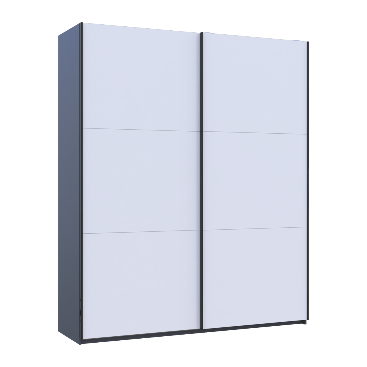 Шафа купе Doros G-Caiser Графіт/Білий 2 ДСП / 3 частини 200х60х240 (42005228) 6